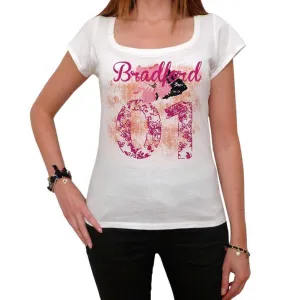 01, Bradford, Women's Short Sleeve Round Neck T-shirt 00008