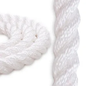 1 1/2" Polyester Combo Rope - White