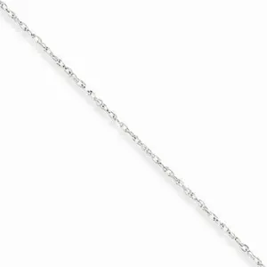 10K White Gold Lite-Baby Rope Chain