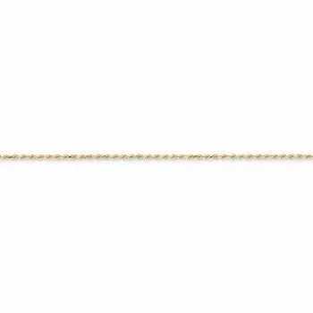 10K Yellow Gold DC Rope Chain, 2 mm