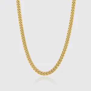 10mm Cuban Chain - Gold