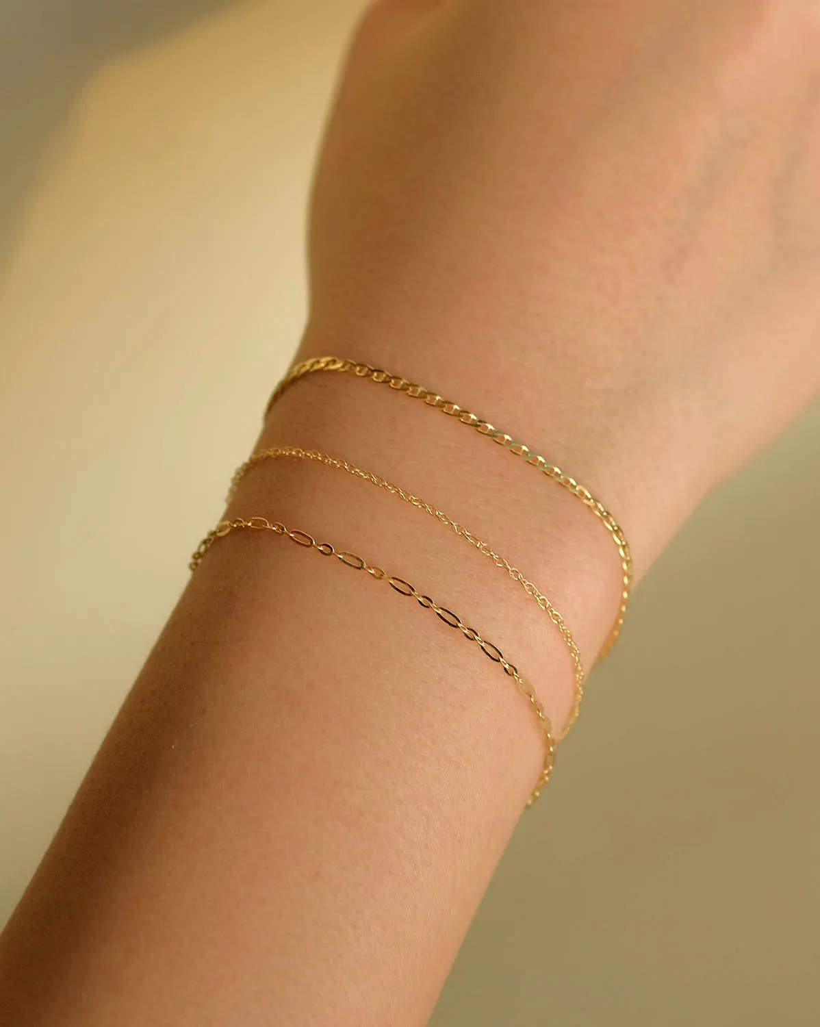 Elegant 14K Solid Gold Hong Rope Bracelet - Durable, Stylish Design