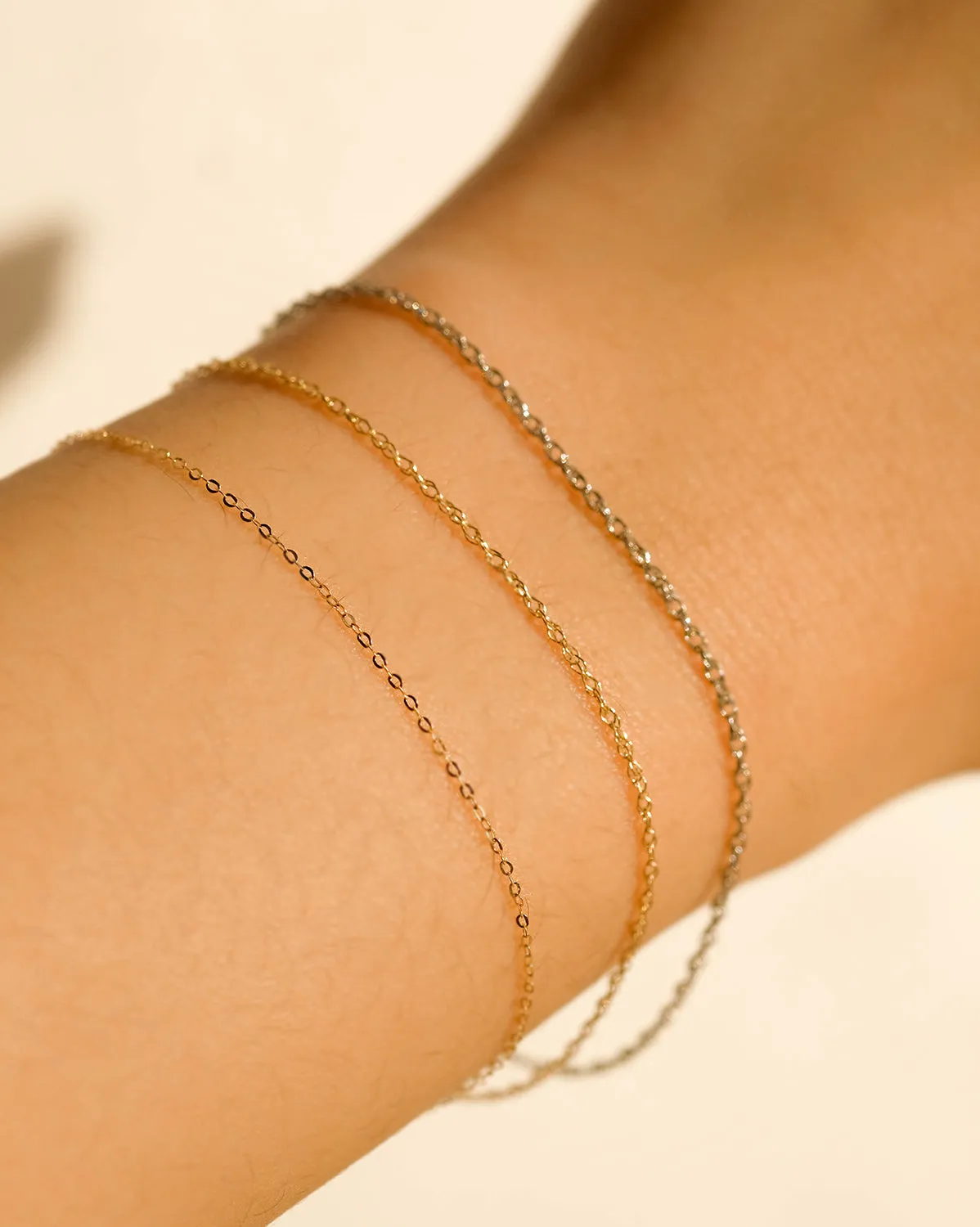 Elegant 14K Solid Gold Hong Rope Bracelet - Durable, Stylish Design