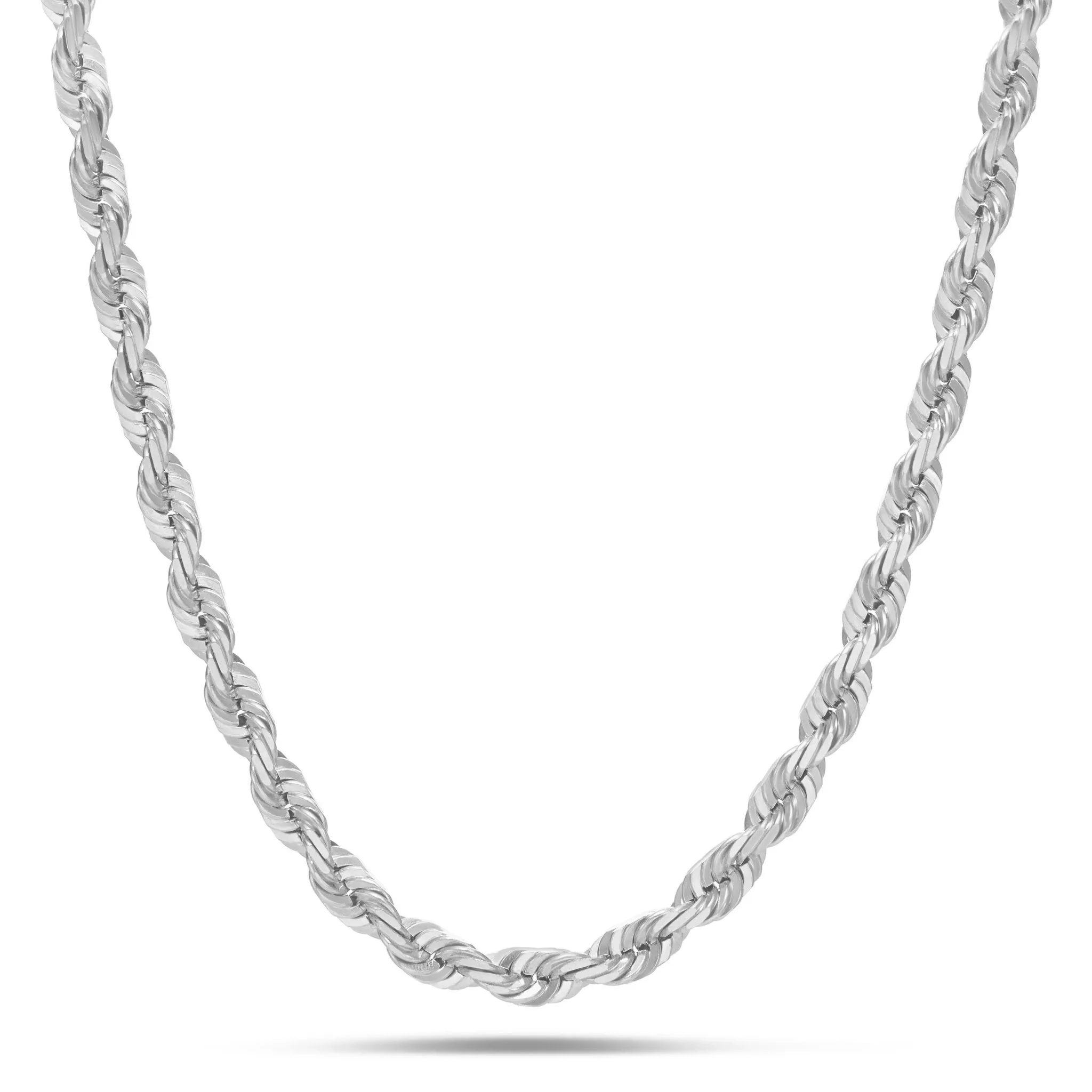 14KT Solid Gold Rope Chain, 6mm