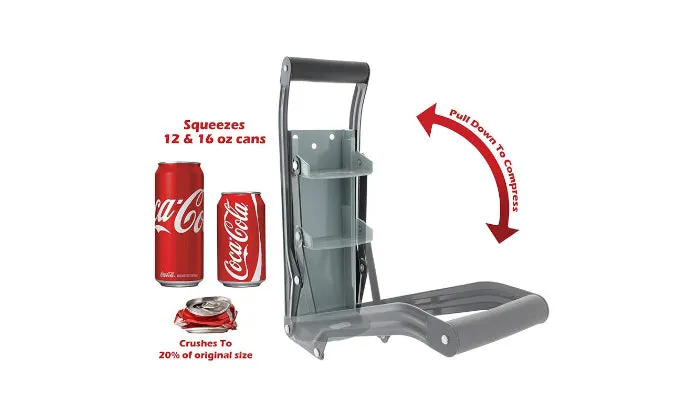 16 oz Can Crusher and Bottle Opener