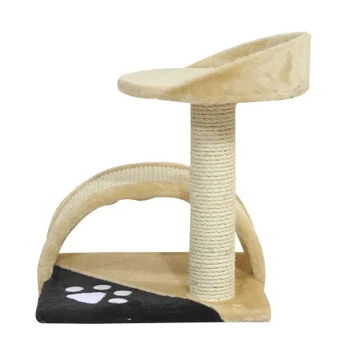 17" Cat Tree Scratching Post - Beige