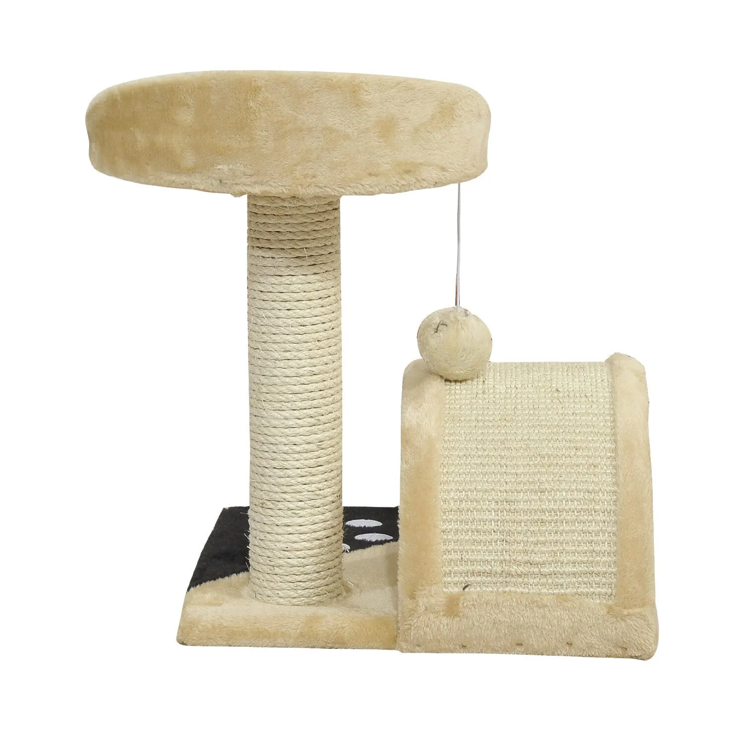 17" Cat Tree Scratching Post - Beige