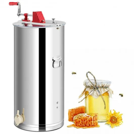 2 Frame Honey Extractor Manual Crank Separator Beekeeping Equipment