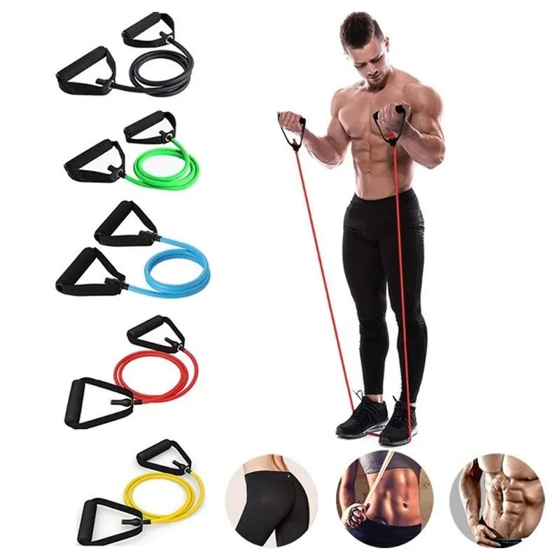 25Ib Resistance Bands Home Multi-Function Leg Arm Expansion Strength Training Elastic Yoga Band