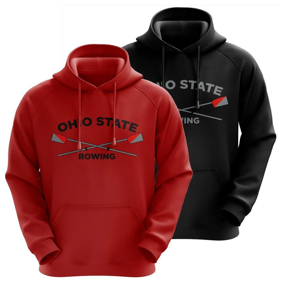 50/50 Hooded Ohio State Rowing Pullover Sweatshirt