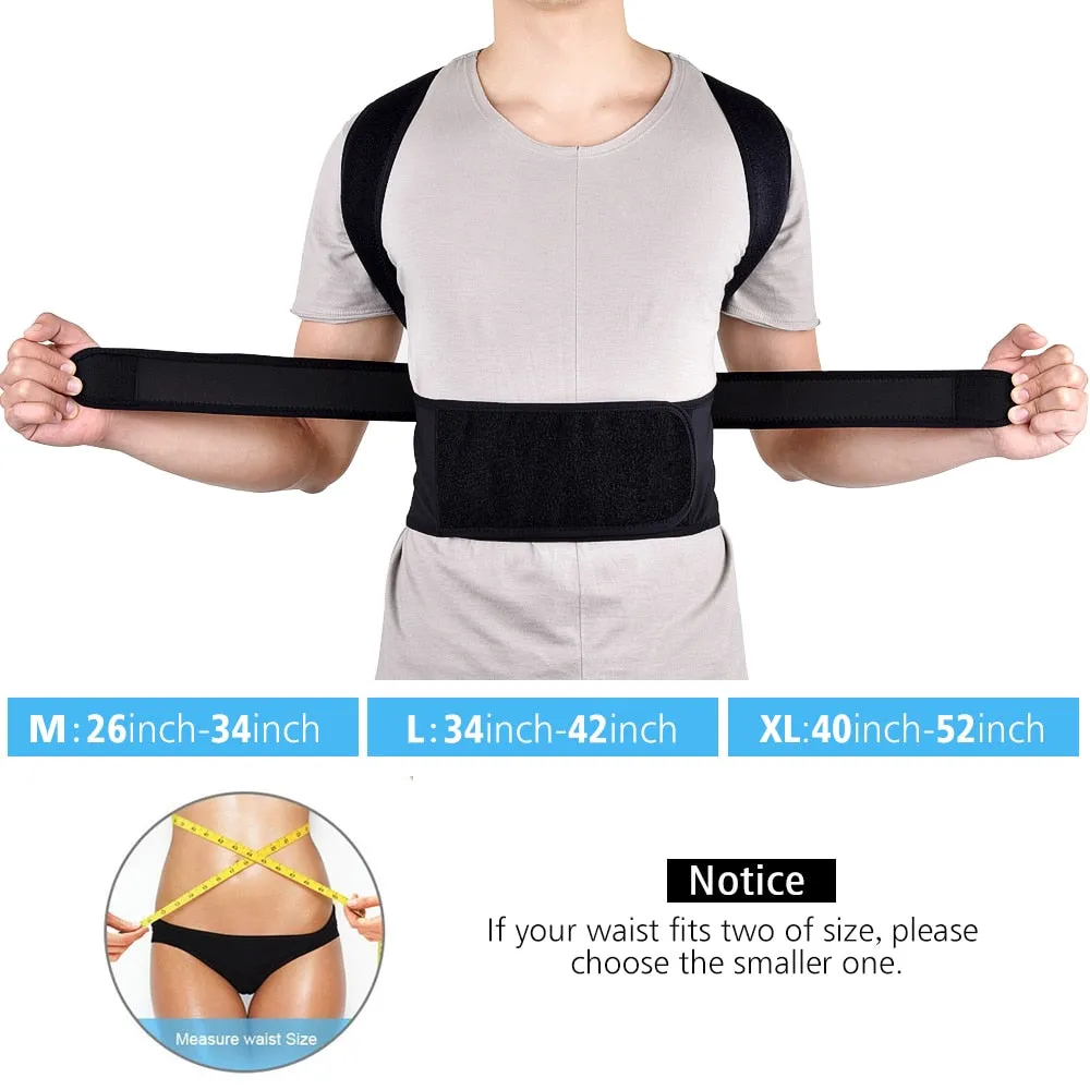 Adjustable Adult  Posture Correction Belt Body Trainer