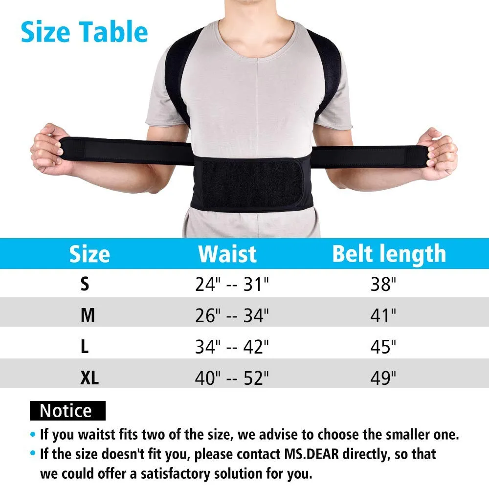 Adjustable Adult  Posture Correction Belt Body Trainer