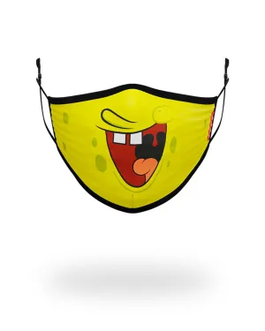 ADULT SPONGEBOB SMILE FORM FITTING FACE-COVERING