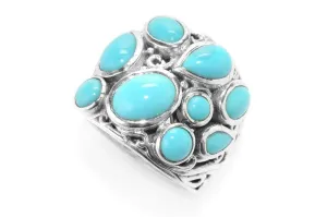 Amanzi Ring- Turquoise