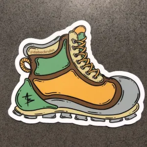 Andrew Beck Designs "Hiking Boot" Sticker