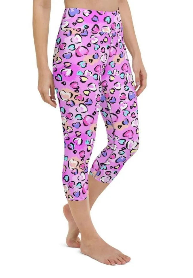 Artsy Heart Yoga Capris