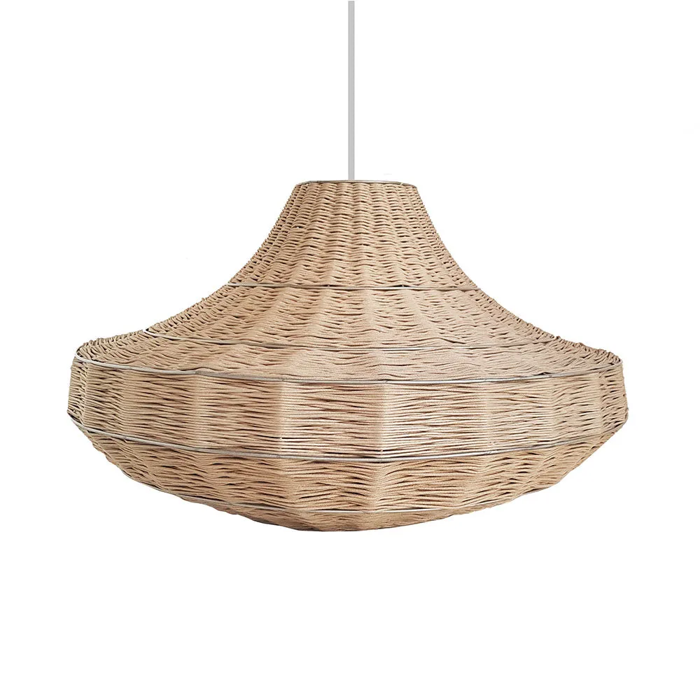 Ashley Freeform Roped Pendant - Natural