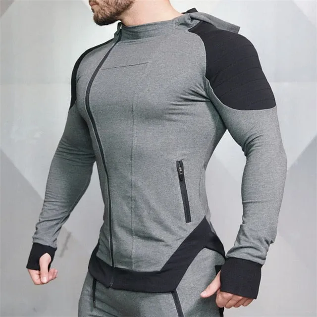 Autumn Newest Fitness Men Gyms Hoodie