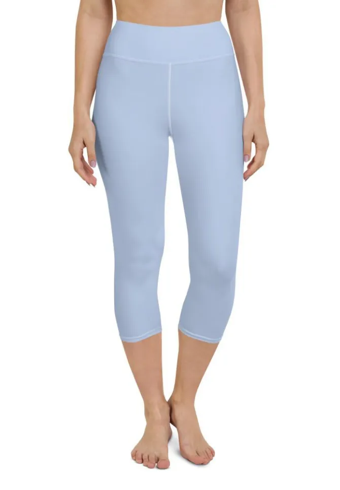 Baby Blue Yoga Capris