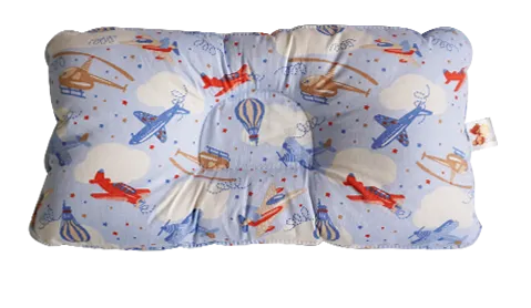 Babycuddle Head Pillow - Airplanes in Light Blue