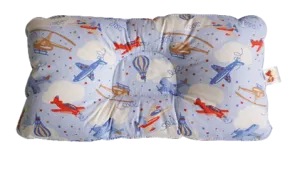 Babycuddle Head Pillow - Airplanes in Light Blue