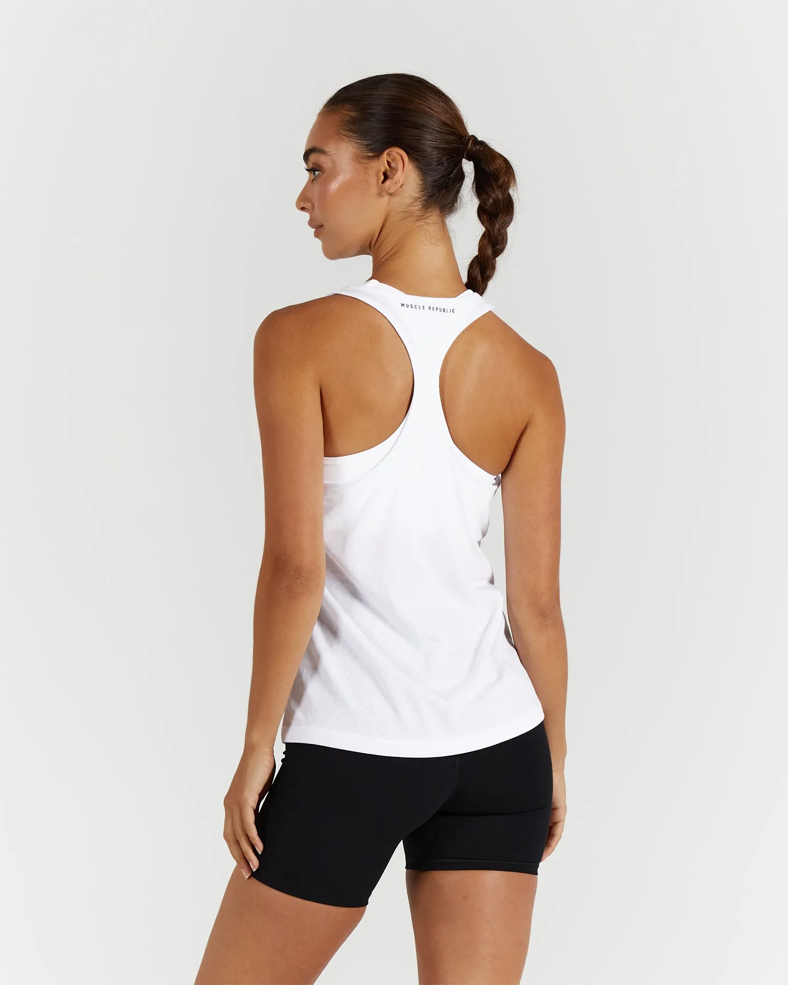 BASE RACER SINGLET - WHITE