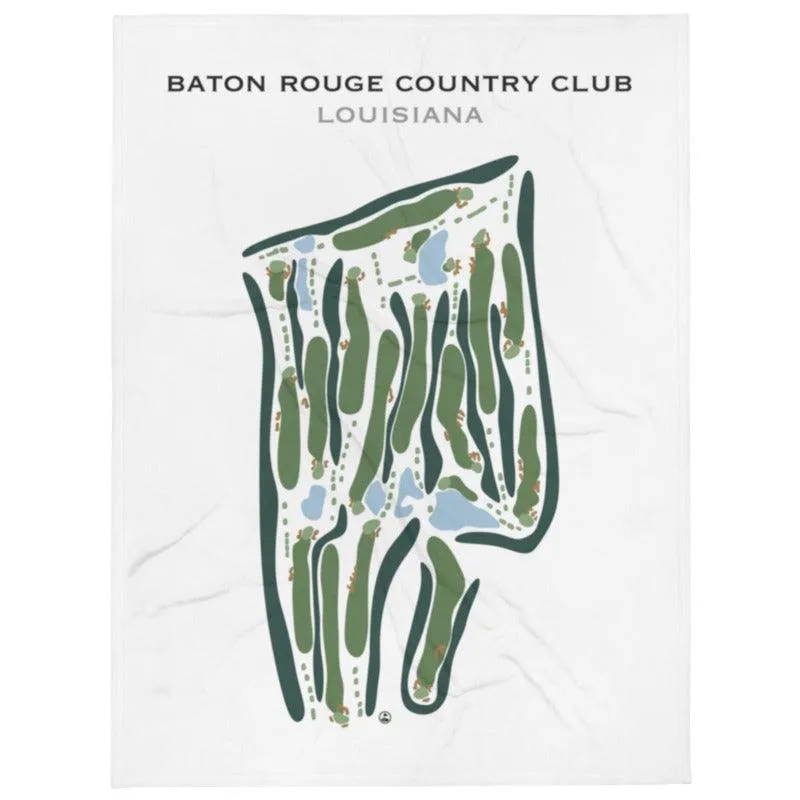 Baton Rouge Country Club, Louisiana - Printed Golf Course