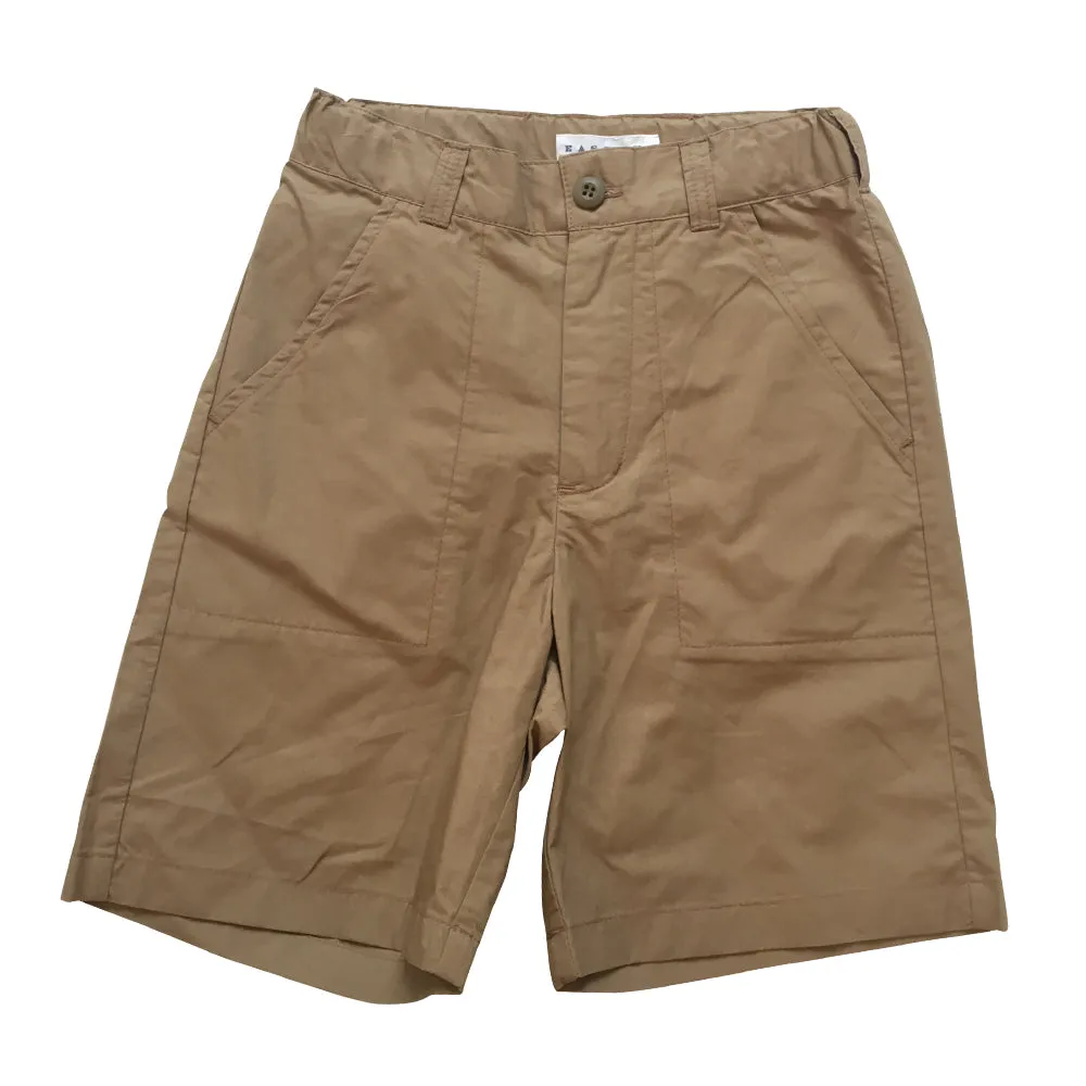 Beige Fatigue Shorts