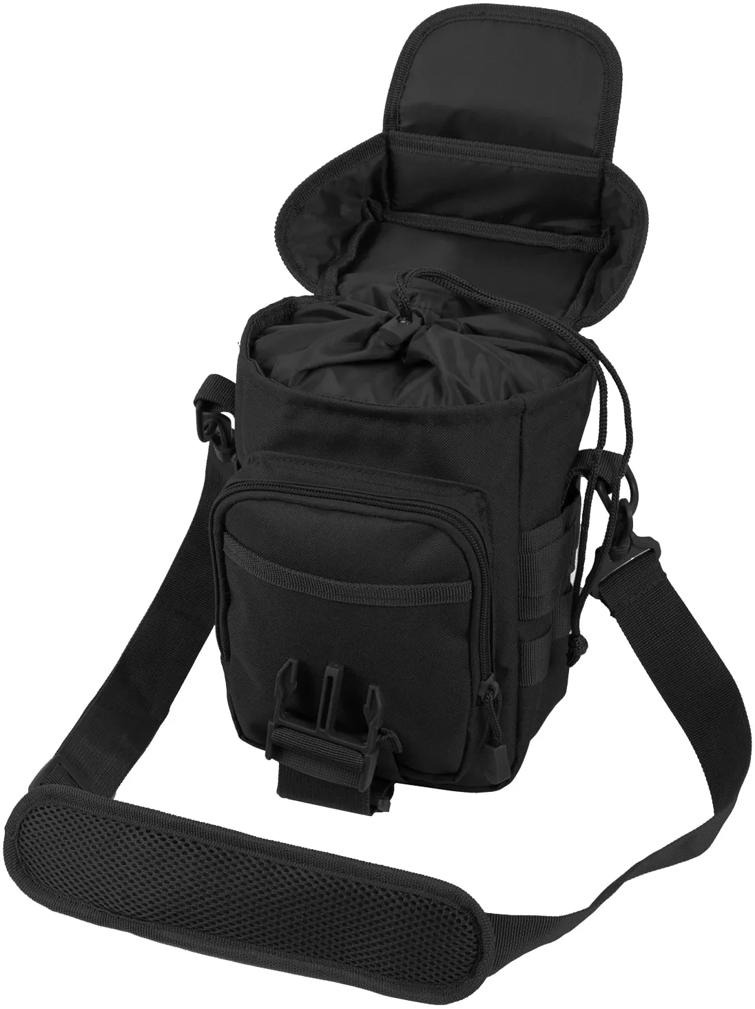 Black Flexipack MOLLE Tactical Shoulder Bag