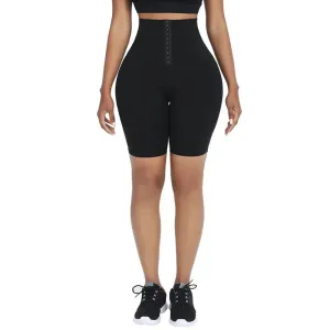 Black High Waist Trainer Shorts