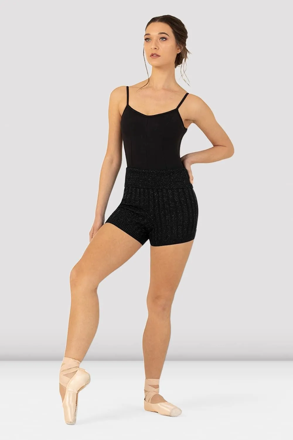 Bloch Knit Roll Waist Shorts