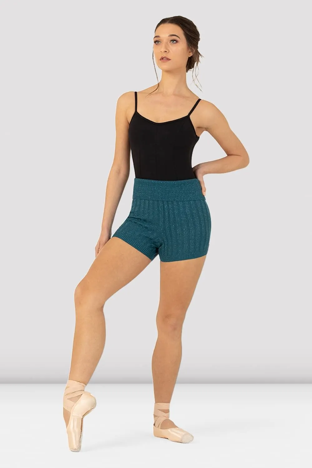 Bloch Knit Roll Waist Shorts