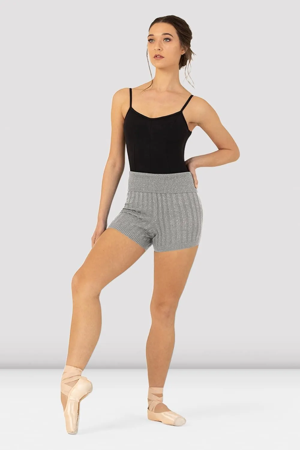 Bloch Knit Roll Waist Shorts