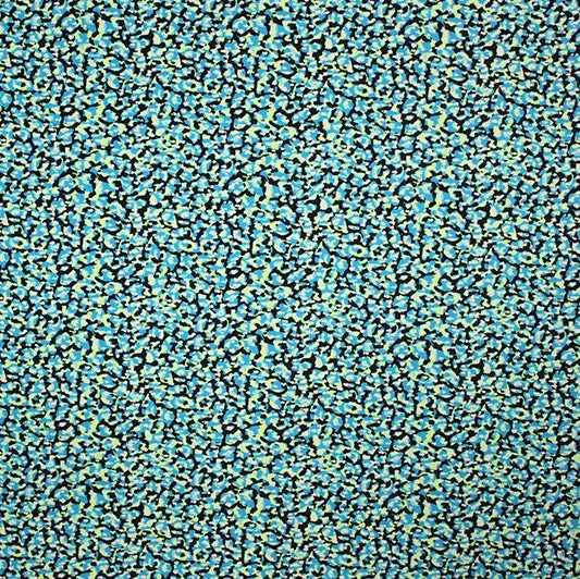 Blue Vibe Printed Spandex | Blue Moon Fabrics