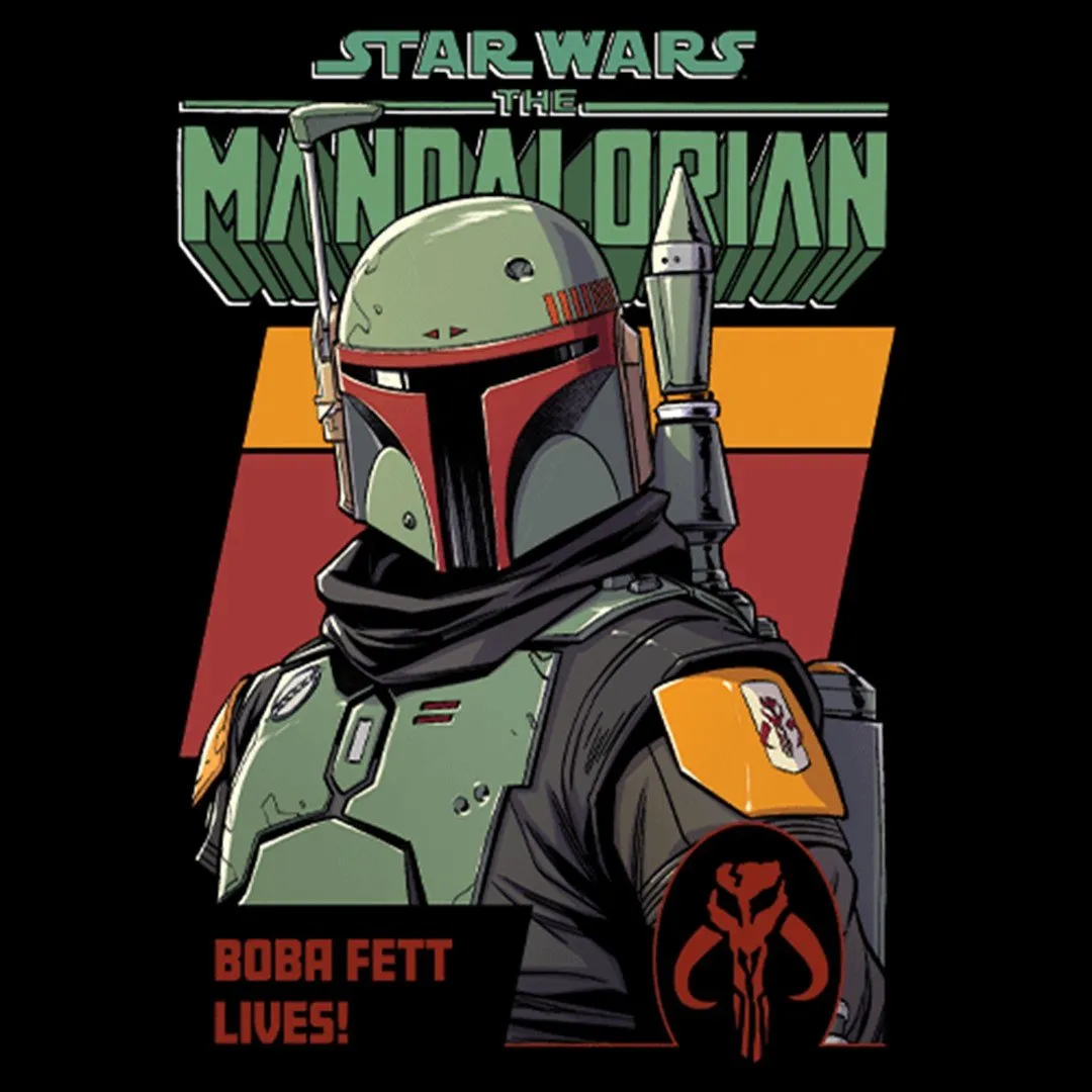 Boba Fett Lives - Star Wars Official T-Shirt.