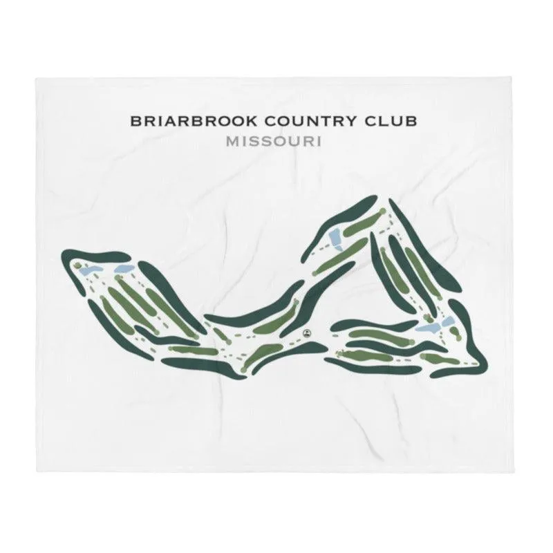 Briarbrook Country Club, Missouri - Printed Golf Course