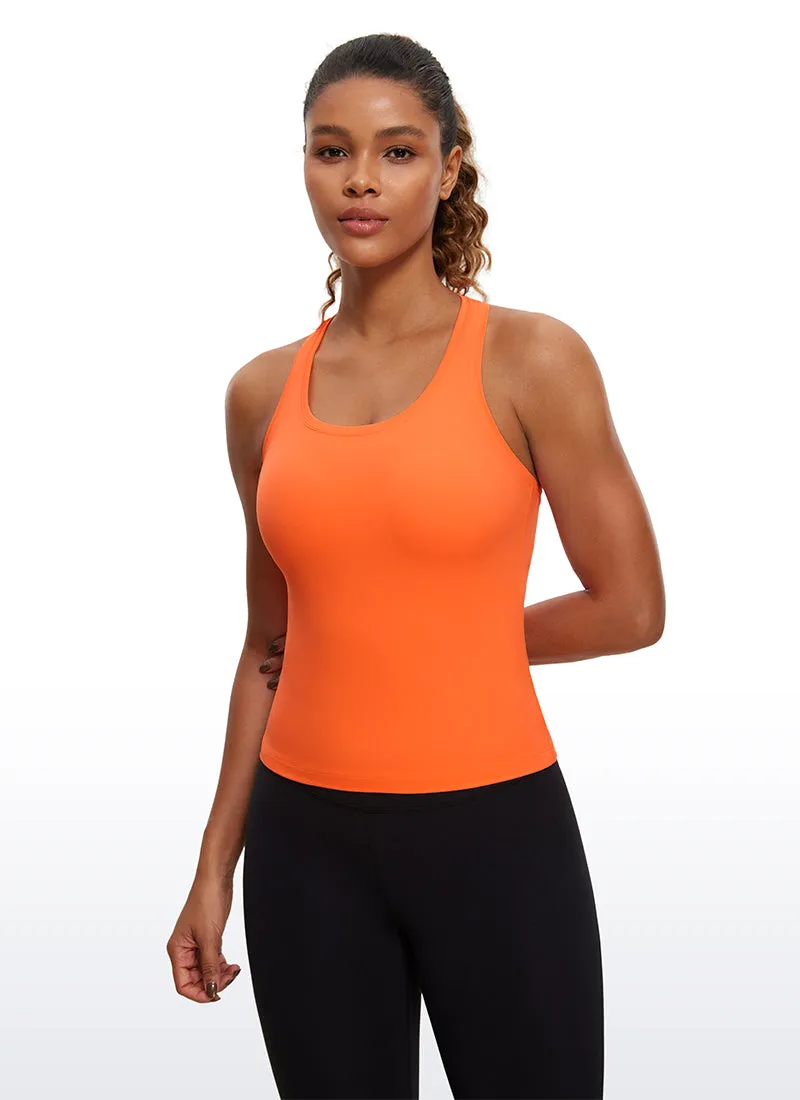 Butterluxe Waist-Length Crewneck Tank Racerback