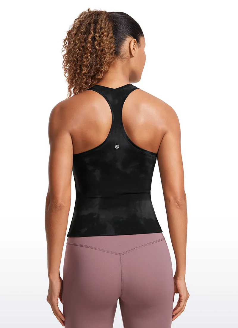 Butterluxe Waist-Length Crewneck Tank Racerback