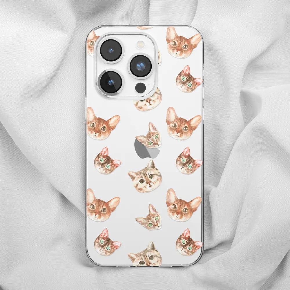 Clear Phone Case - Cat