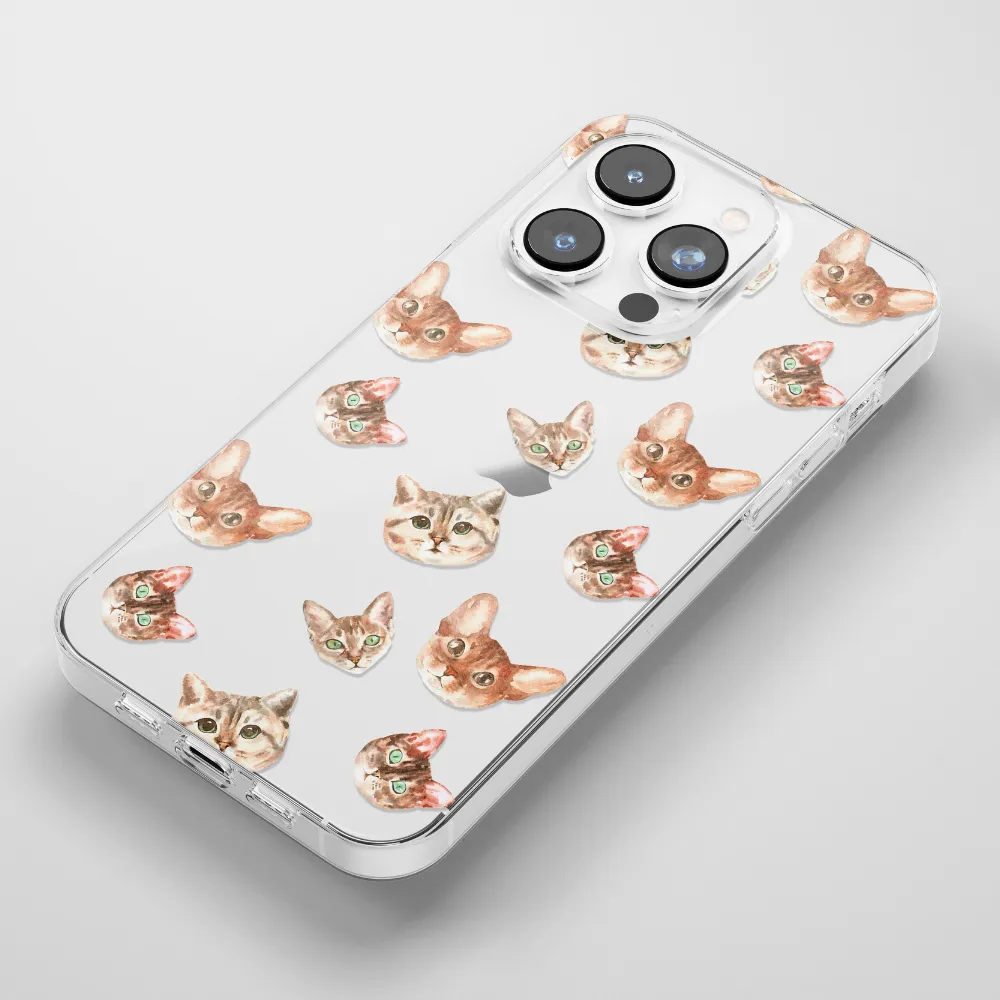 Clear Phone Case - Cat