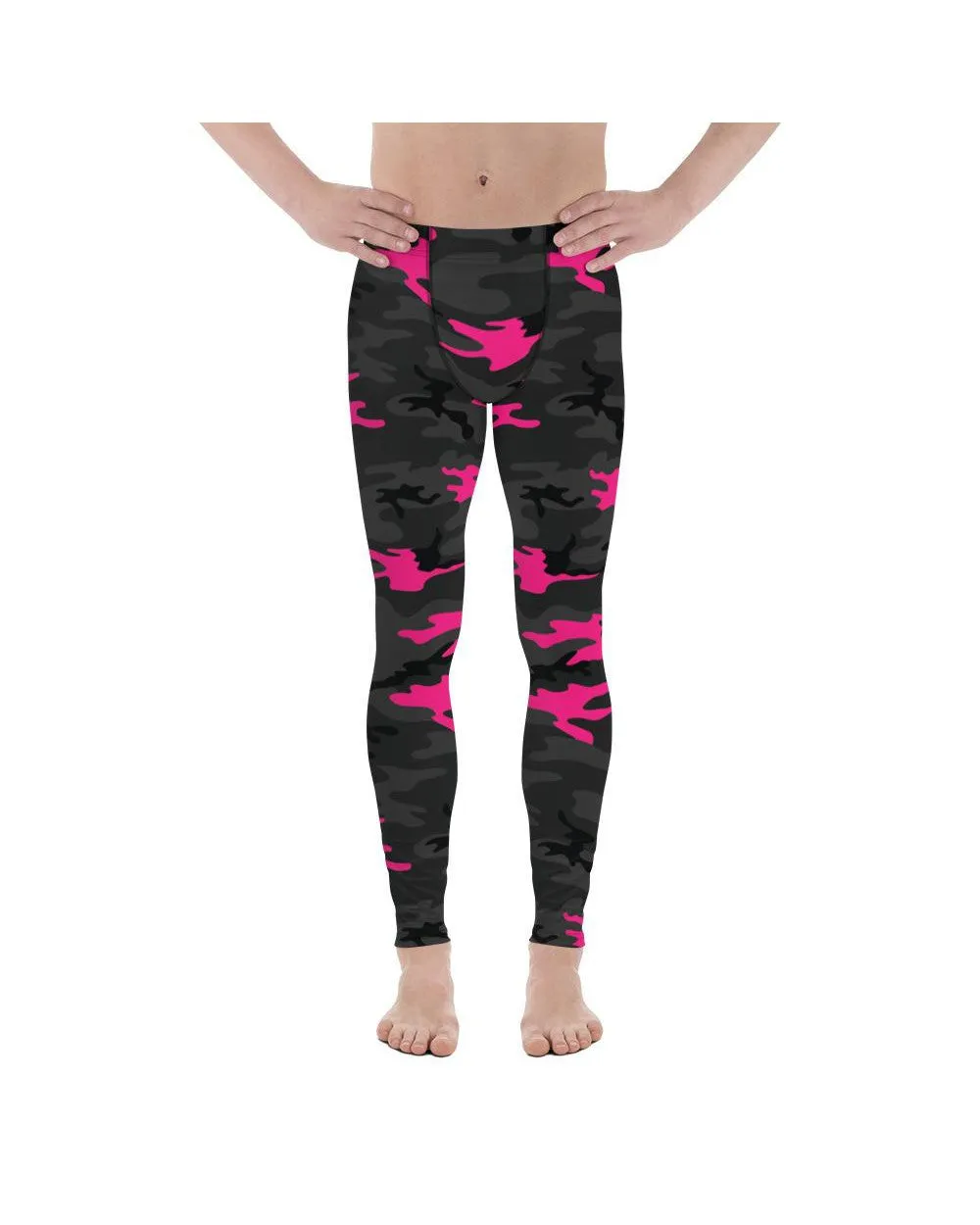 Dark Pink Camo Meggings