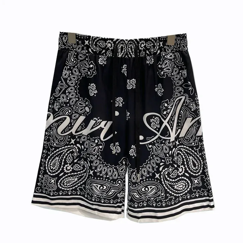 Deluxe Amiri Paisley Shorts