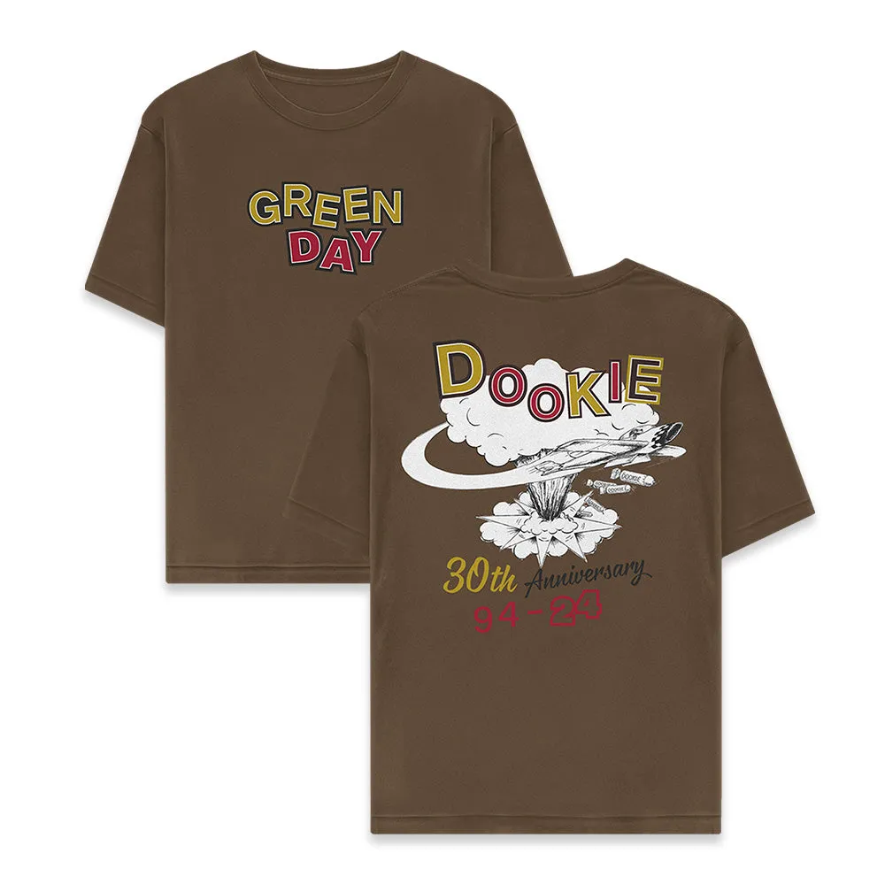 Dookie 30th Explosion Logo Brown T-Shirt