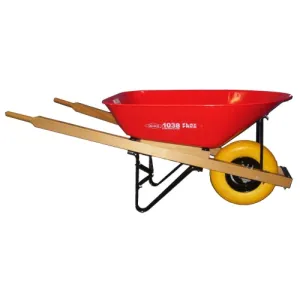 Erie 1038  6 cu. ft. Wheelbarrow with Flat Free Tire