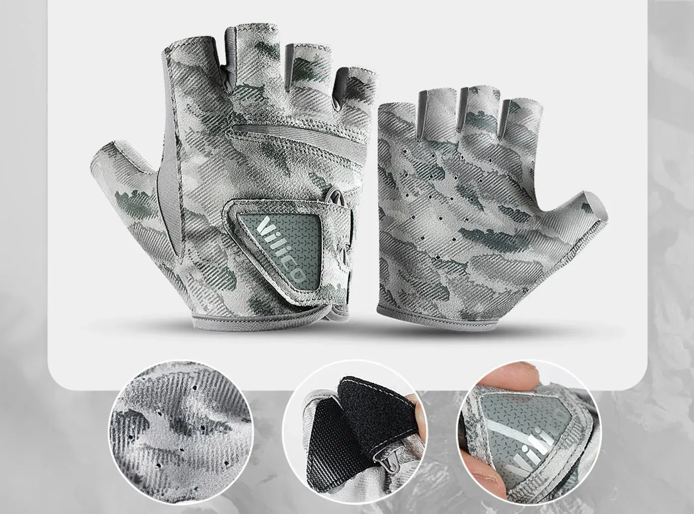 FitVille Half-Finger Fishing Gloves