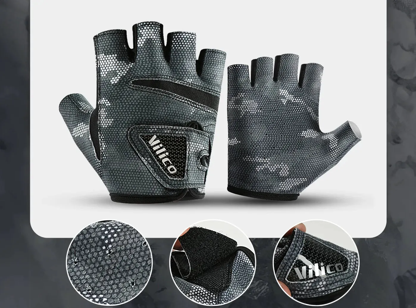 FitVille Half-Finger Fishing Gloves