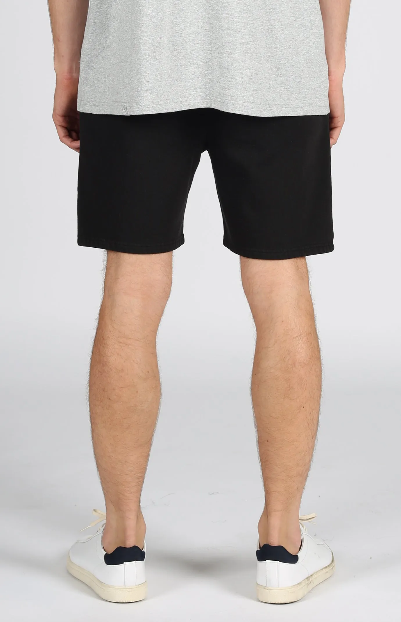 Fleece Jogger Short | Black