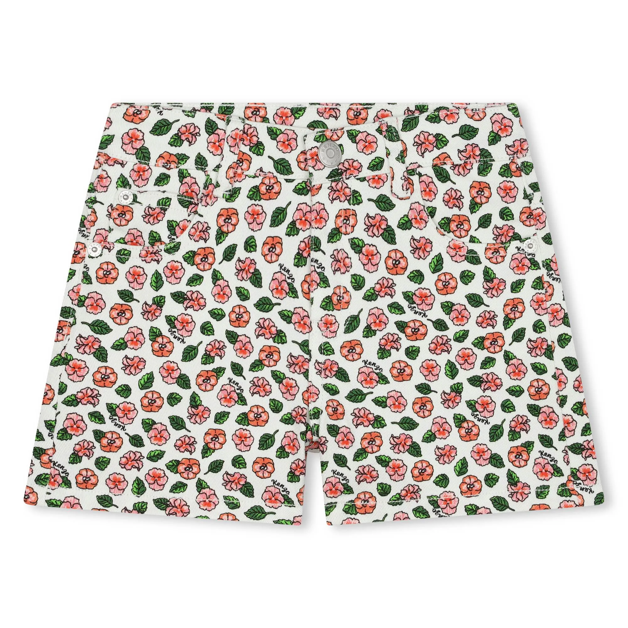 Flowers Print Shorts