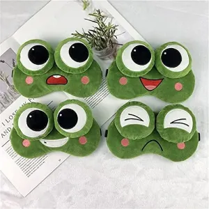 Frog Sleepy emoji Eye Mask.