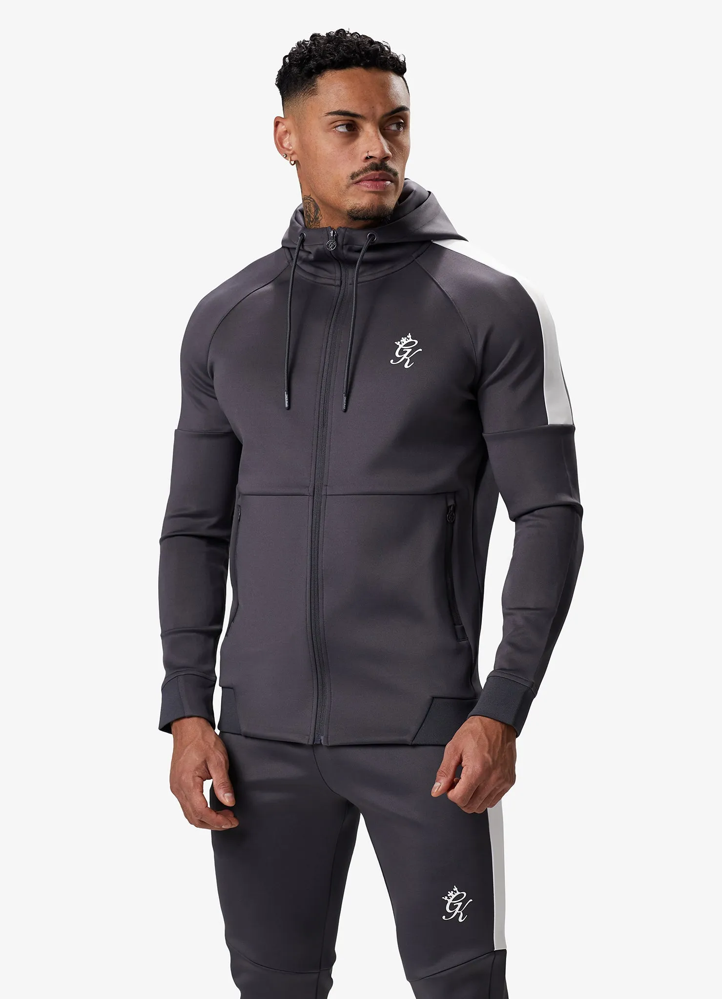 Gym King Core Plus Poly Tracksuit - Graphite